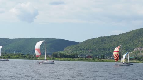 Sailing-yacht-river