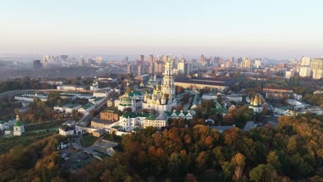 Aerial-view-of-Kiev-Pechersk-Lavra,-Kiev,-Kyiv,-Ukraine