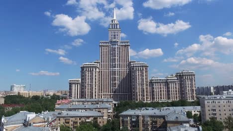 Aerial-Moscow-District-Buildings-and-houses-Cityscape