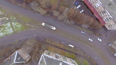 flying-over-the-roofs-of-houses-over-the-road