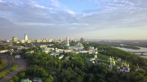 Aerial-view-of-Kiev-Pechersk-Lavra-Ukrainian-Orthodox-Monastery