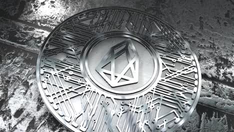 EOS-moneda-(EOS)-blockchain-cryptocurrency-altcoin-3D-Render