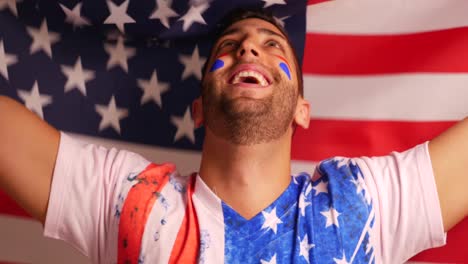 American-Guy-Celebrating-with-National-Flag