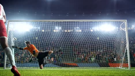 Soccer-goalkeeper-jumps-and-fails-to-catch-ball