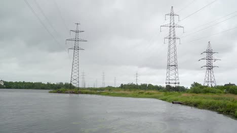 Lots-of-communications-tower-on-the-border-of-Narva-Estonia