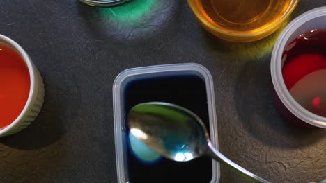 Easter-Egg-Painting:-Focus-on-Blue-Dye