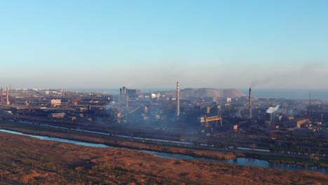 Aerial-view-of-the-metallurgical-plant.