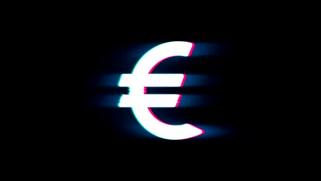 URO-European-Currency-Symbol-on-Glitch-Retro-Vintage-Animation.