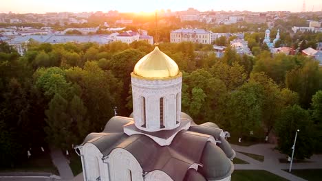 top-view-Demetrius-Cathedral-in-Vladimir,-Russia