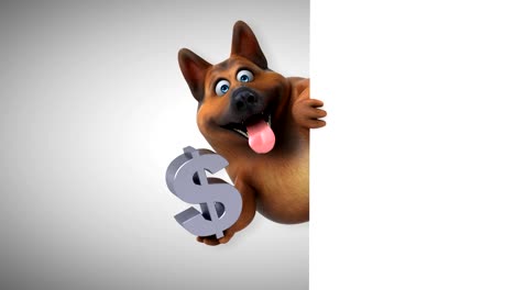 Fun-german-shepherd-dog---3D-Animation