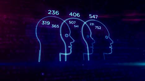 Social-Scoring-und-Menschen-bewerten-Konzept-mit-Kopf-Form-Looping