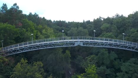 Bridge-of-love-from-a-bird's-eye-view-in-the-city-of-Cherkasy.