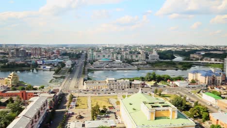 Panorama-of-modern-industrial-downtown