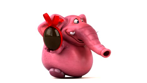 Pink-elephant---animación-3D