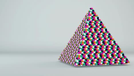 Abstract-background-with-futuristic-colorful-pyramide