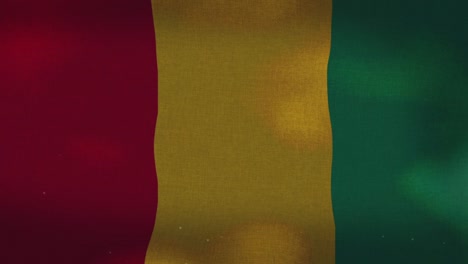 Guinea-National-Flag---Waving