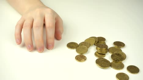 Euro-coins-in-human-hands.-Economy-concept.