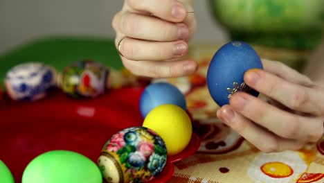 Preparación-de-huevos-de-Pascua,-día-de-la-pascua-judía