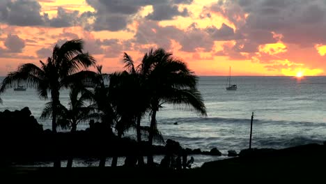 beautiful-beach-sunset-on-easter-island