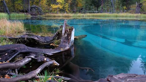 Panorama-del-lago-azul-Geyser-en-montañas-de-Altai