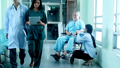 Senior-patient-sitting-on-wheelchair-waiting-for-treatment.