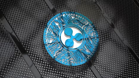 Ripple-coin-XRP-is-a-blockchain-cryptocurrency-for-financial-transactions