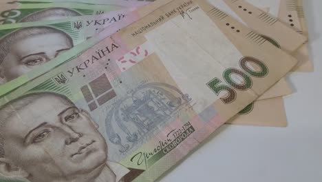 500-Griwna-Rechnungen,-ukrainische-Geld-(Hrivna,-Griwna)