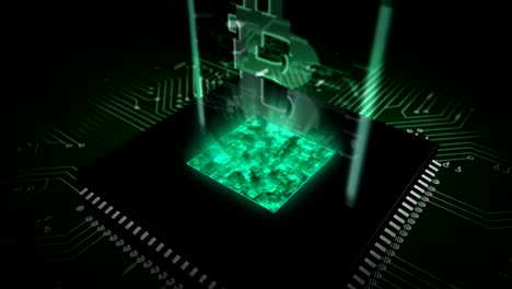 CPU-on-board-with-bitcoin-hologram