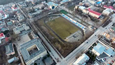 Panoramic-Aerial-drone-view-of-city