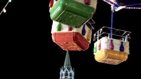 Carousel-on-Red-Square-in-defocus