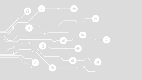 Social-communication-and-circuit-board-video-animation