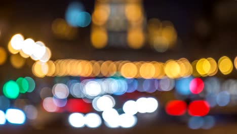 Luces-de-noche-borrosa-del-tráfico-en-la-Avenida-de-Moscú-timelapse