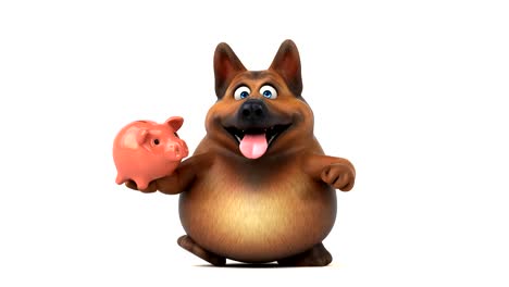 Fun-german-shepher-dog---3D-Animation