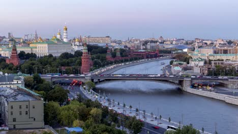 Moscow-Kremlin-and-Moscow-River-in-Summer-Sunny-Evening.-Russia.-Aerial-View