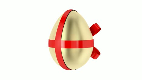 Gold-egg-with-red-ribbon