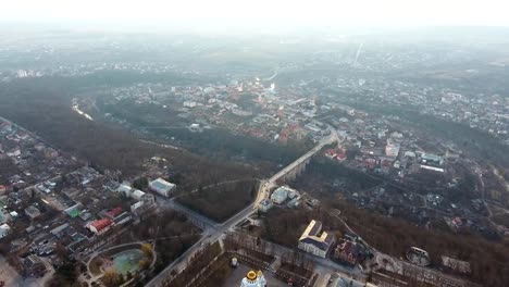 Panoramic-Aerial-drone-view-of-city