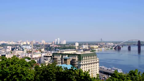 Panorama-Videobild-Stadtbild-Top-Ansicht