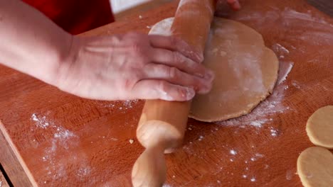 Easter-cake-making,-close-up