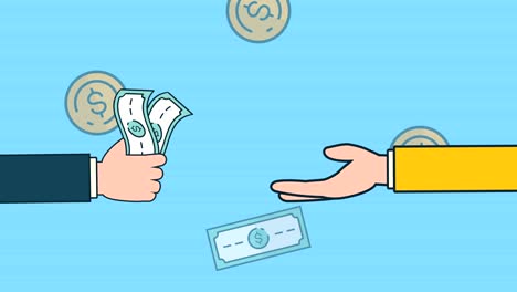 bills-and-coins-dollars-with-hands-economy-animation