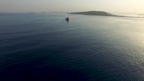 Seascape-of-the-Eastern-Bosporus-Strait-in-the-backlight.