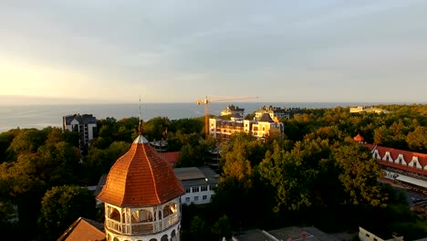 Antenne:-Swetlogorsk-Ferienort,-Russland