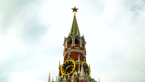 Reloj-del-Kremlin-"suena",-Time-lapse