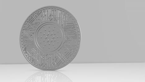 Cardano-Münze-(ADA)-Blockchain-Kryptowährung-3D-Render