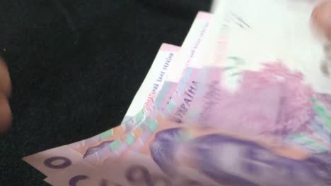 Bund-der-ukrainischen-Geld---200-Griwna-Rechnungen.-Geld-der-Ukraine---Griwna