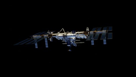 4K.-International-Space-Station-Rotates-Its-Solar-Panels.