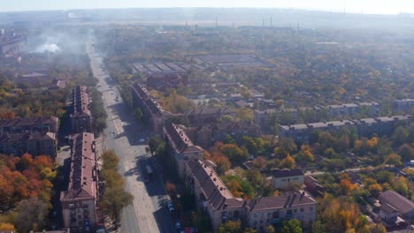 Luftbild...-Smog-über-der-Stadt