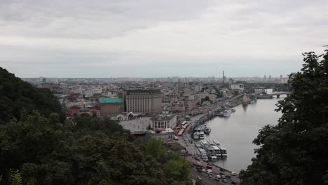 Top-view-of-the-city-in-cloudy-weather.