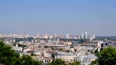 Panorama-Videobild-Stadtbild-Top-Ansicht