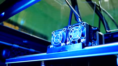 3D-printer-for-printer-model.-Working-in-the-lab,-3D-printing-technology,Quality--UHD-video-footage