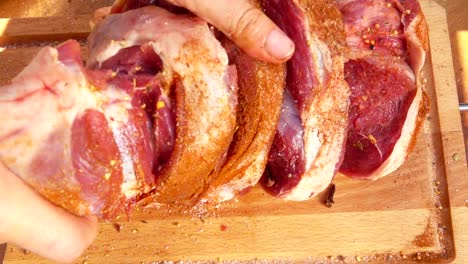 Legs-of-mutton-preparation-for-baking